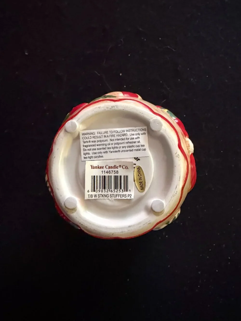 🎄Christmas In July🎄Yankee Candle ‘Stocking Stuffers’ Holiday Tart Warmer